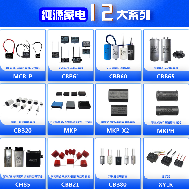 CBB61 8uF±5% 450V.AC